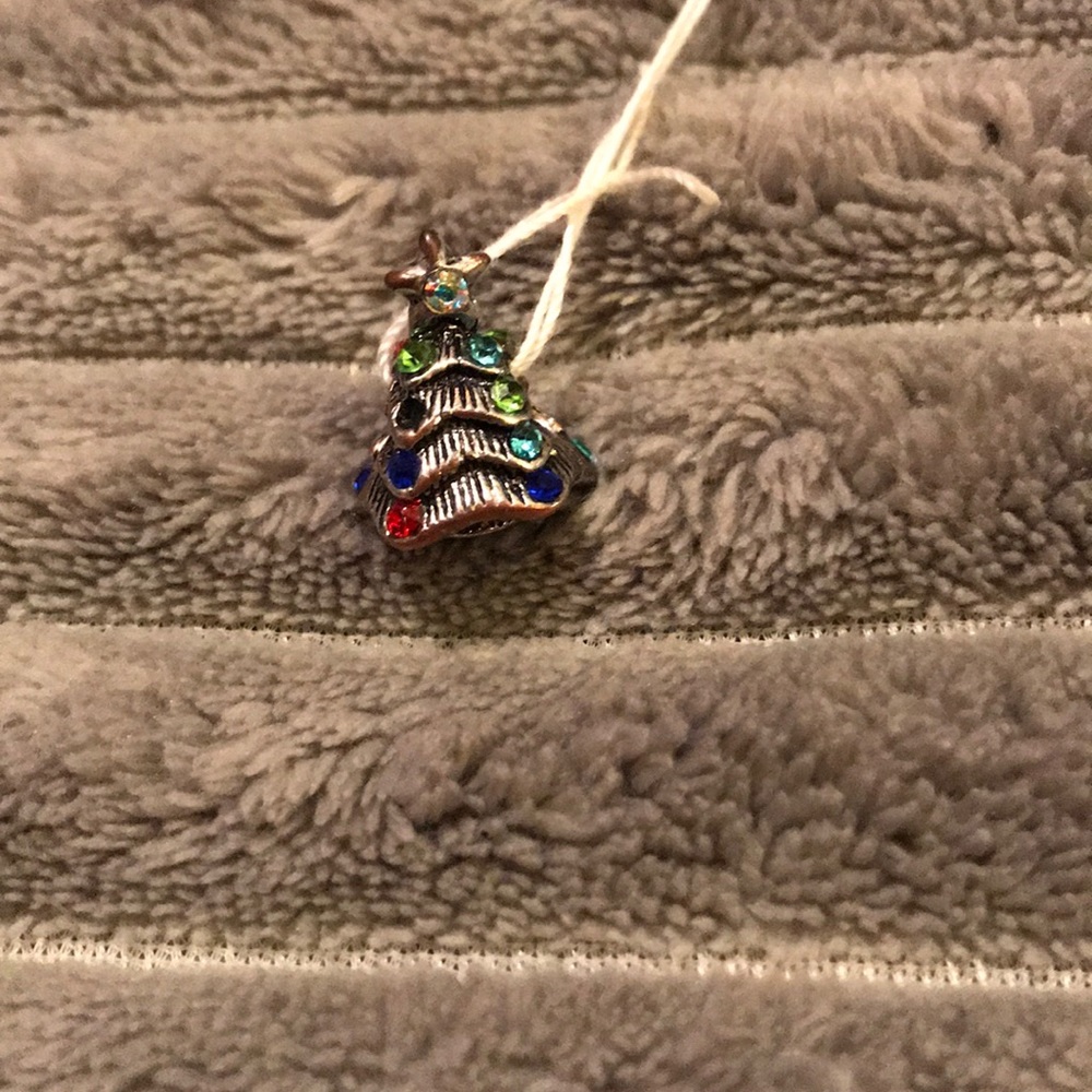 Sterling Silver Christmas Tree Charm 🎄✨